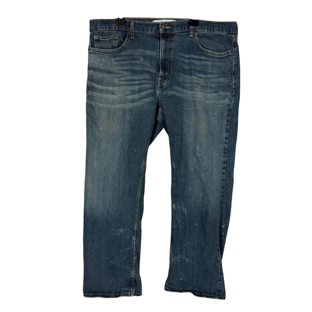 Signature By Levi Strauss & Co S61 Relaxed Jeans‎ Mens 42x28 Blue Med Wash Denim